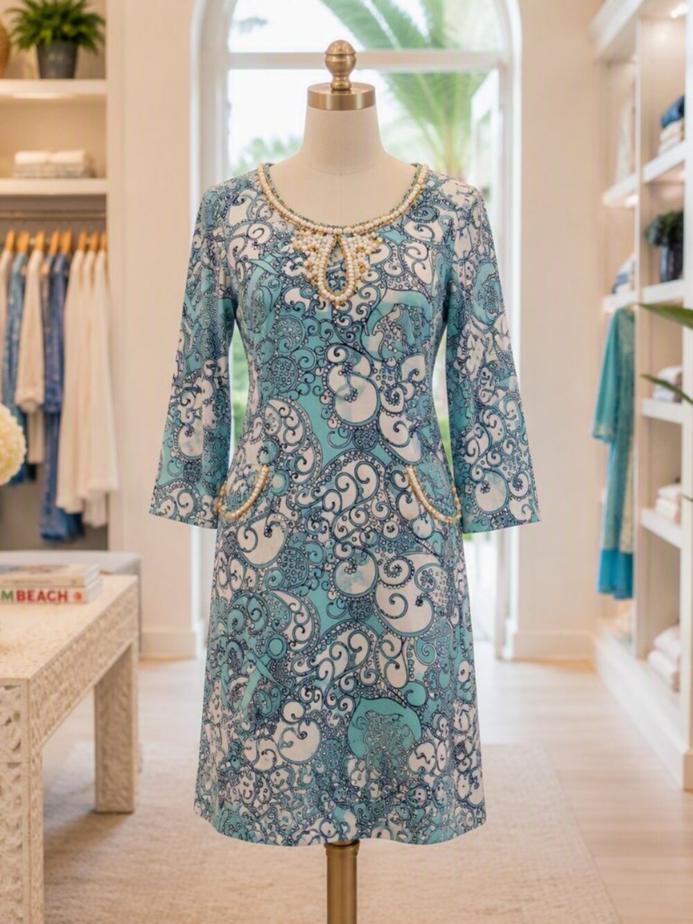 Lilly Pulitzer beaded tunic dress